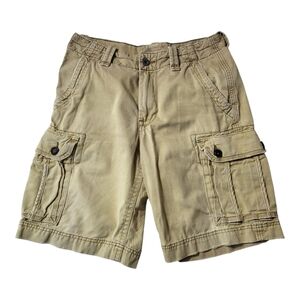 American Eagle Outfitters Shorts Classic Length Khaki Cargo Style Men's Size 32
